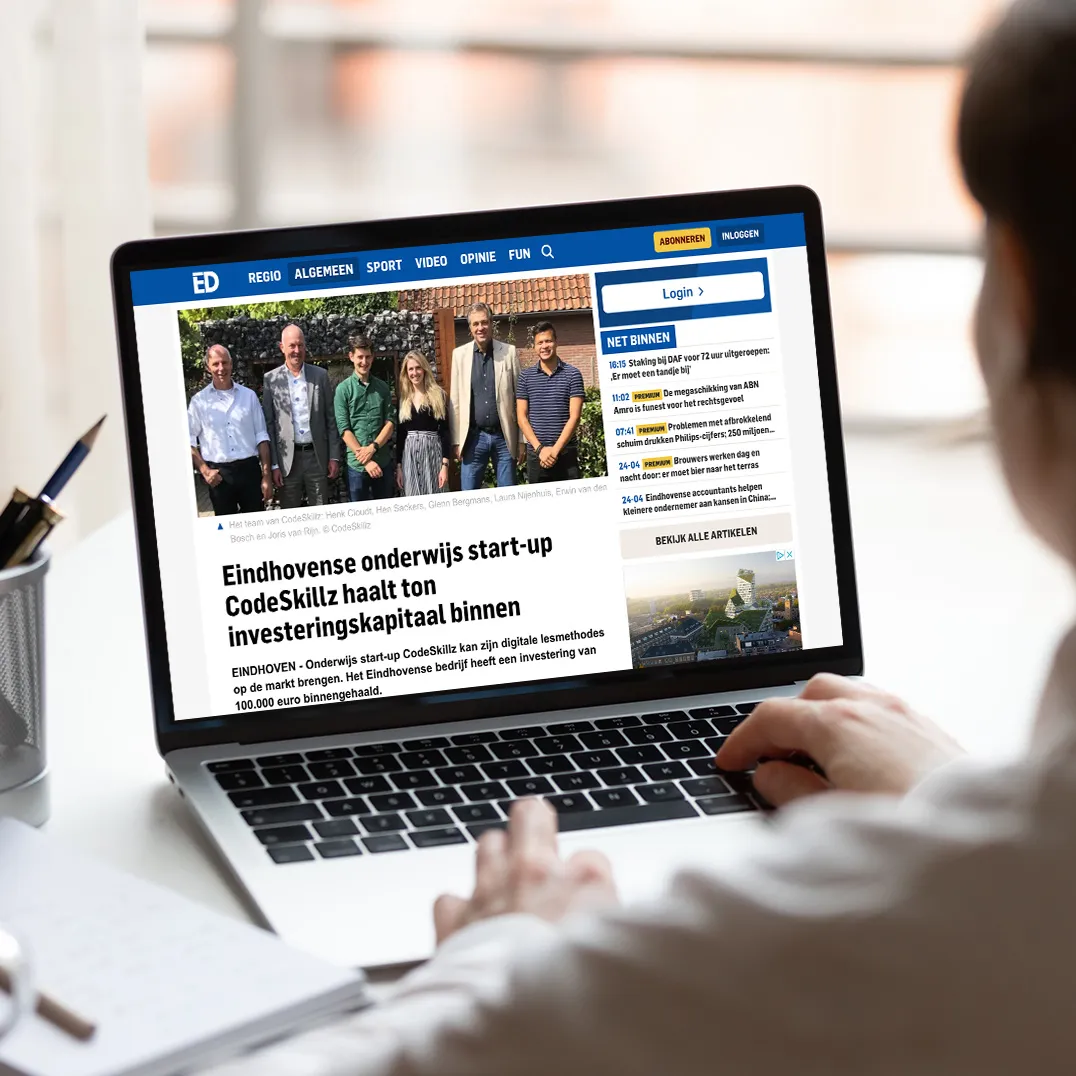 News item about the launch of CodeSkillz