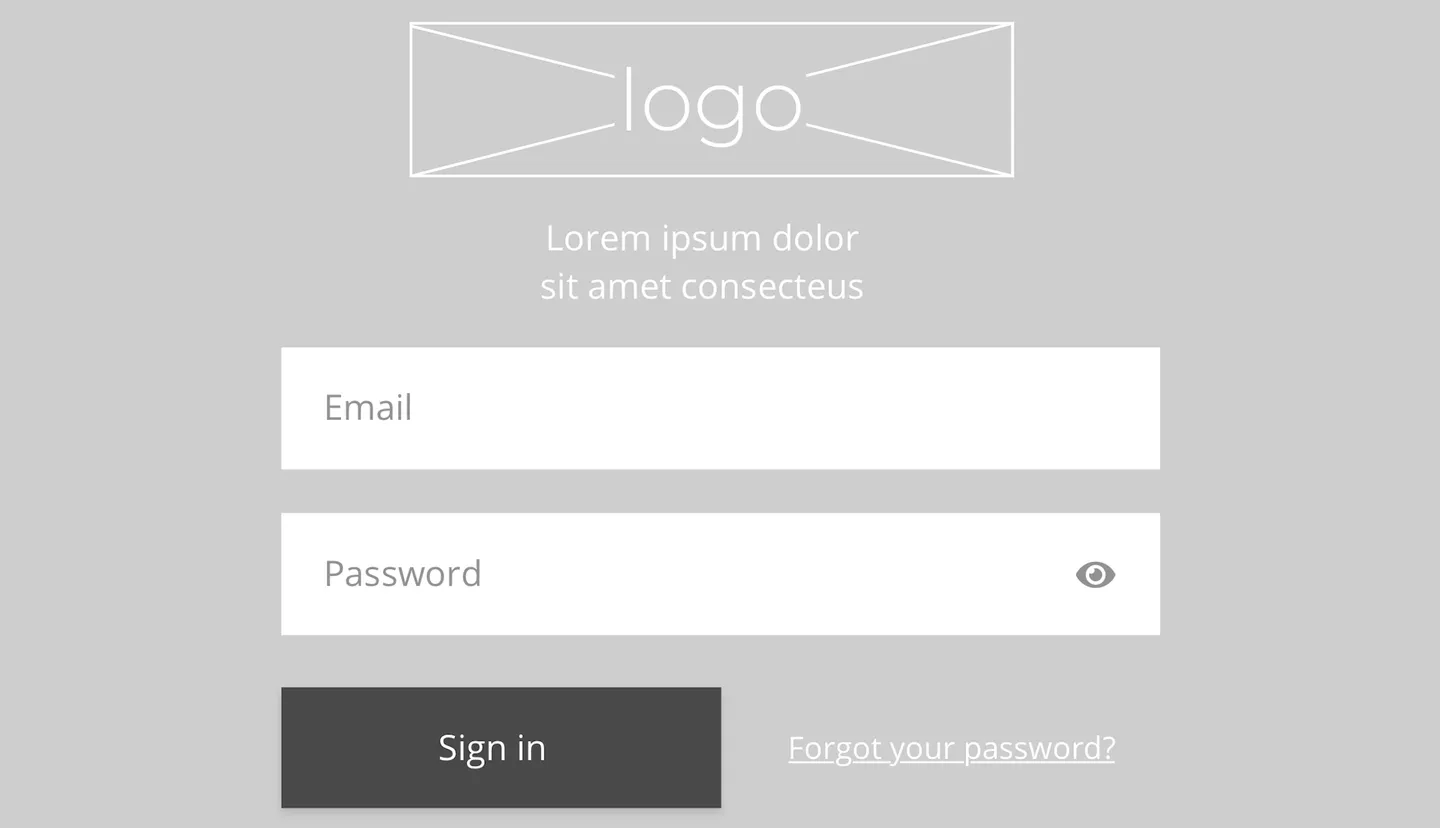 User Experience Design - Wireframe