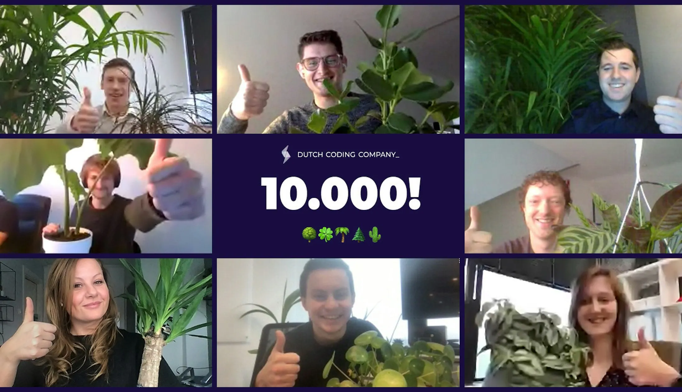 Dutch Coding Company plant 10.000e boom