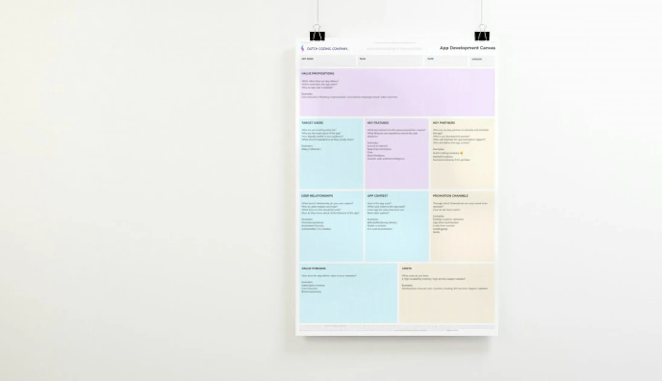 App development canvas